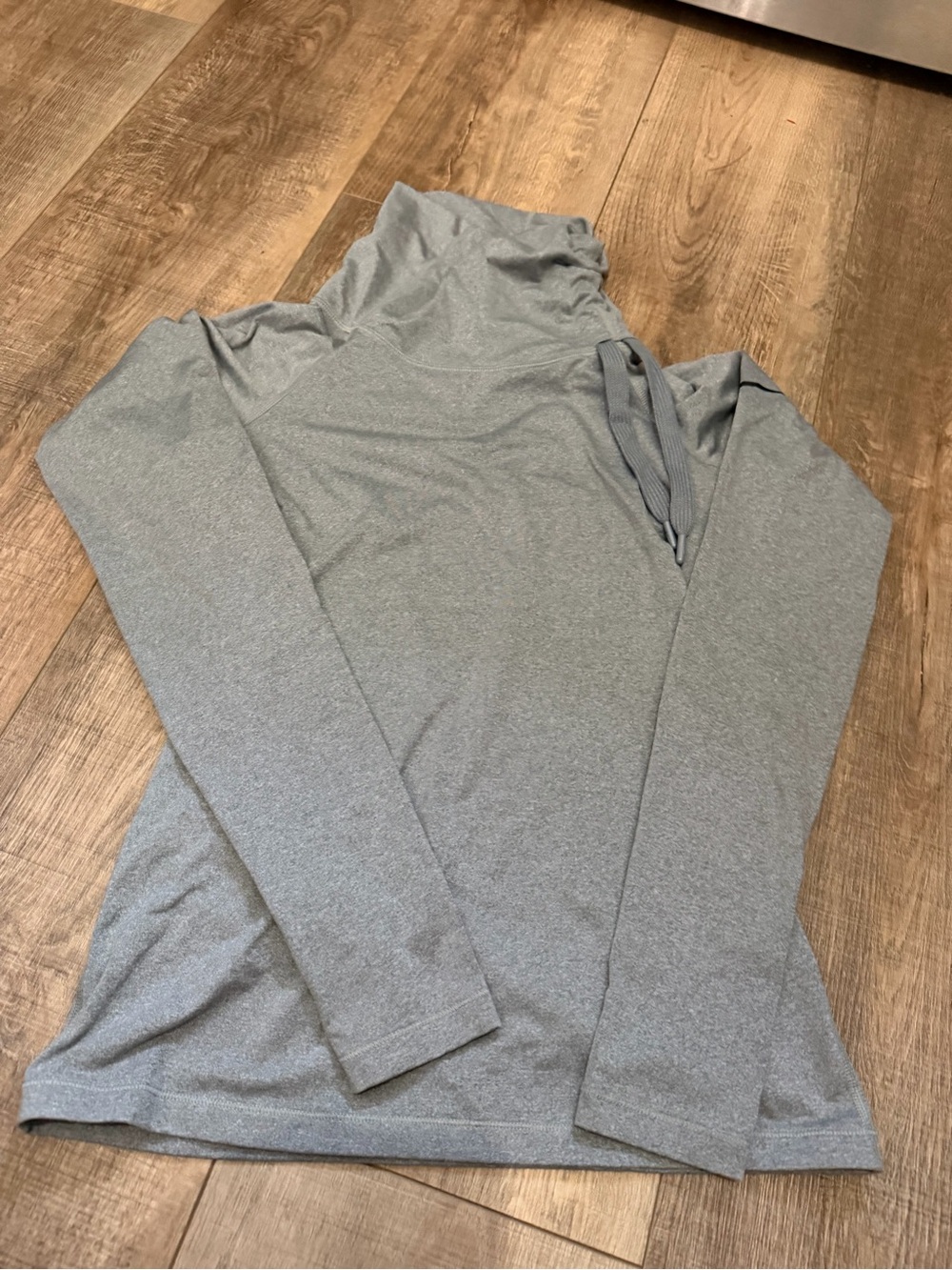 Women's Nike Gray Long-Sleeve Hooded Women's Top